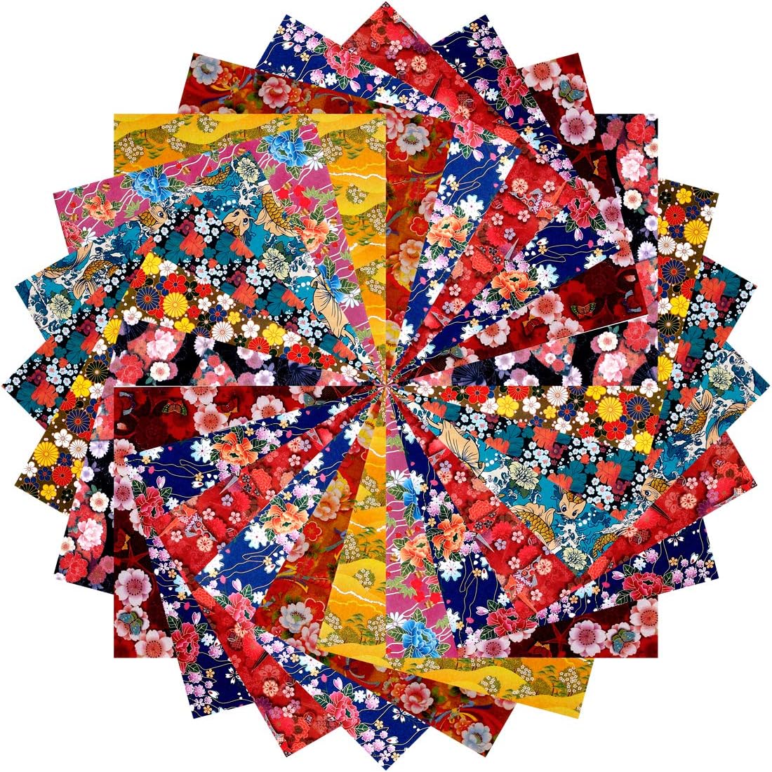 Japanese Washi Origami Paper 500 Sheets, 10 Vivid Colors, Colors Make Colorful and Easy Origami,6 Inch Square Sheet, Papers, Arts and Crafts Projects (E-Book Included) - Image 5